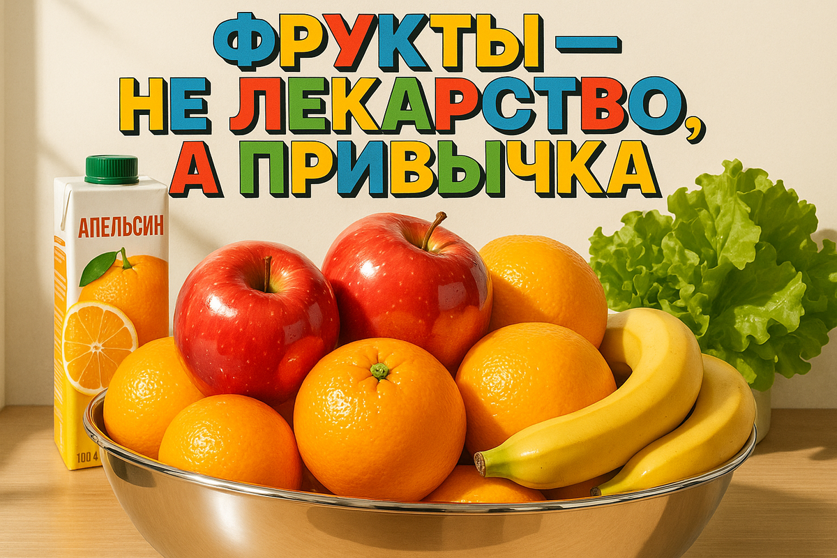 Фрукты выглядят как здоровье, но действуют как десерт.