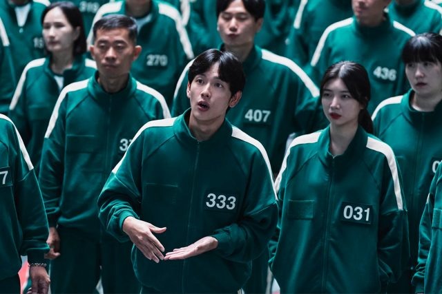    Кадр из сериала «Игра в кальмара»