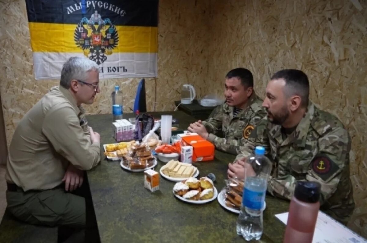    Солодов встретился с участниками программы «Герои Камчатки» в зоне СВО