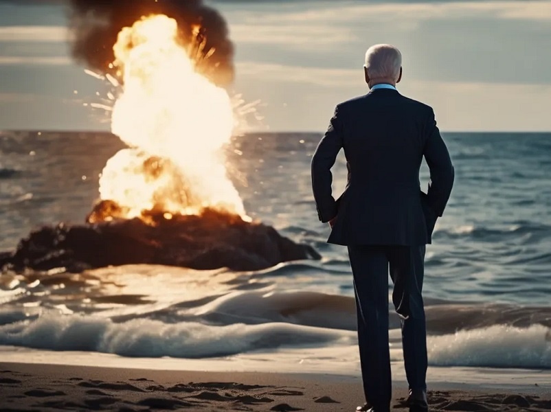    "Это Байден виноват". Иллюстрация: "Блокнот"