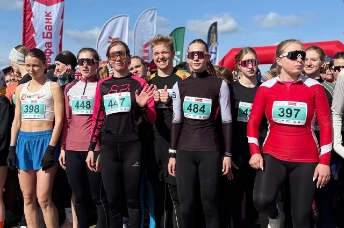    Более 700 томичей вышли на майский пробег в Лагерном саду