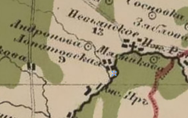 Фрагмент карты Стрельбицкого.