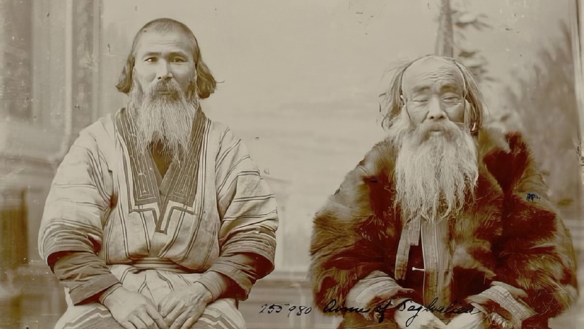 Сахалинские айны. Фото Бронислава Пилсудского