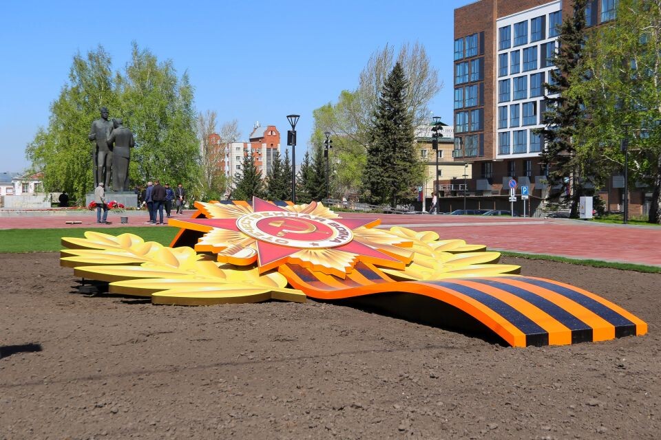    Барнаул перед Днем Победы. Источник: Виталий Барабаш