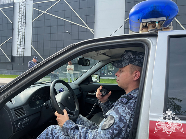 Правопорядок на матче и Первомае был обеспечен тверскими росгвардейцами