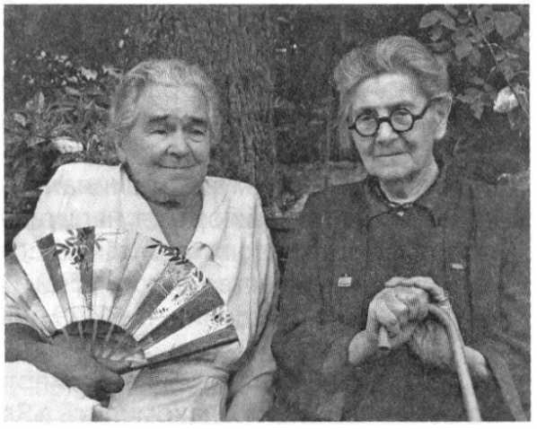 Ольга Книппер-Чехова и Мария Чехова, 1953 год, Белая дача