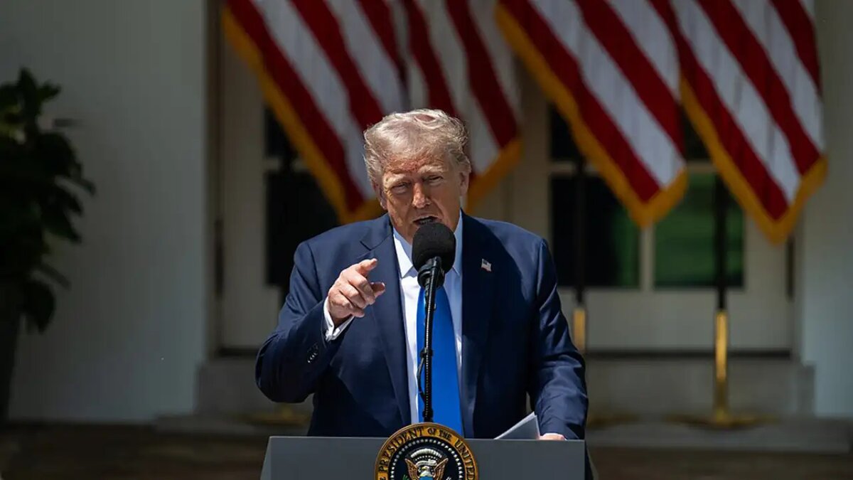    Президент США Дональд Трамп.