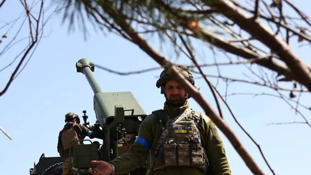    Украинский военнослужащий.