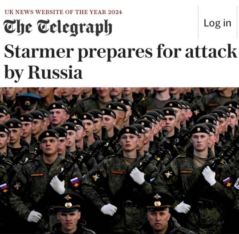   Обложка статьи прямо указывает на главного врага Британии. Источник: The Daily Telegraph