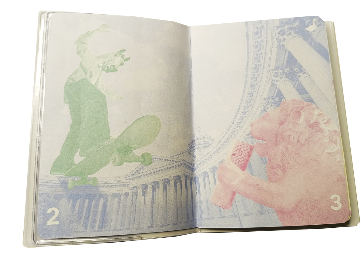 Страницы 2 и 3, паспорта путешественников, посвященные Санкт-Петербургу