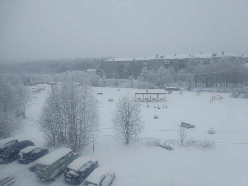    Карелию заваливает снегом"Север – судьба моя" / VK