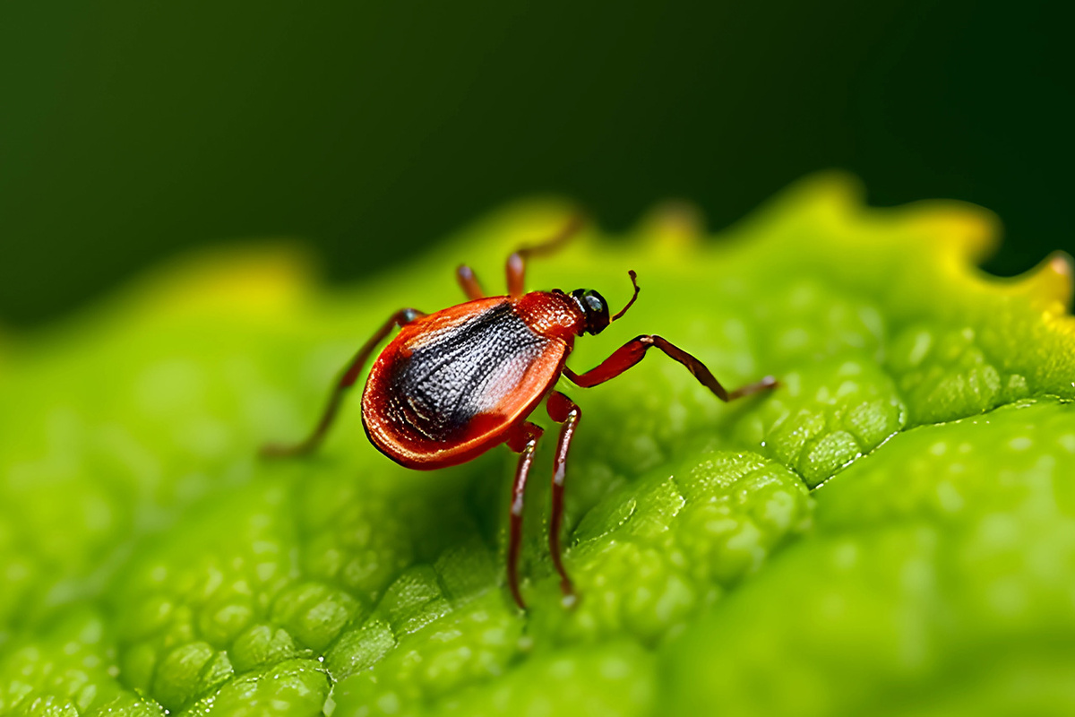 Почти в 40 % лабораторных проб пойманных клещей обнаружен лайм-боррелиоз.  Фото: Изображение сгенерировано нейросетью Kandinsky 3.1