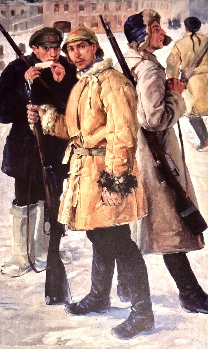 Иван Дроздов. «Первые красноармейцы. 1918 год». 1924