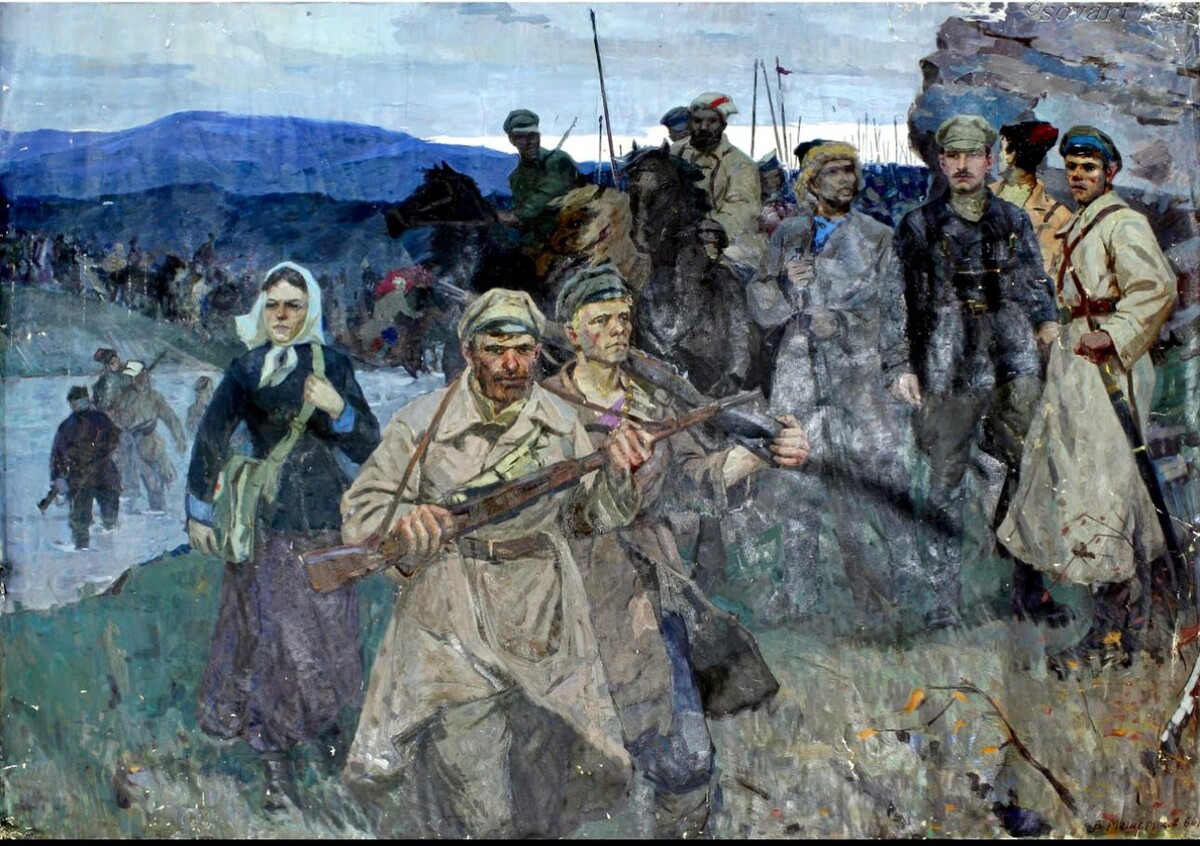 Виктор Мещеряков. «Поход Блюхера». 1964