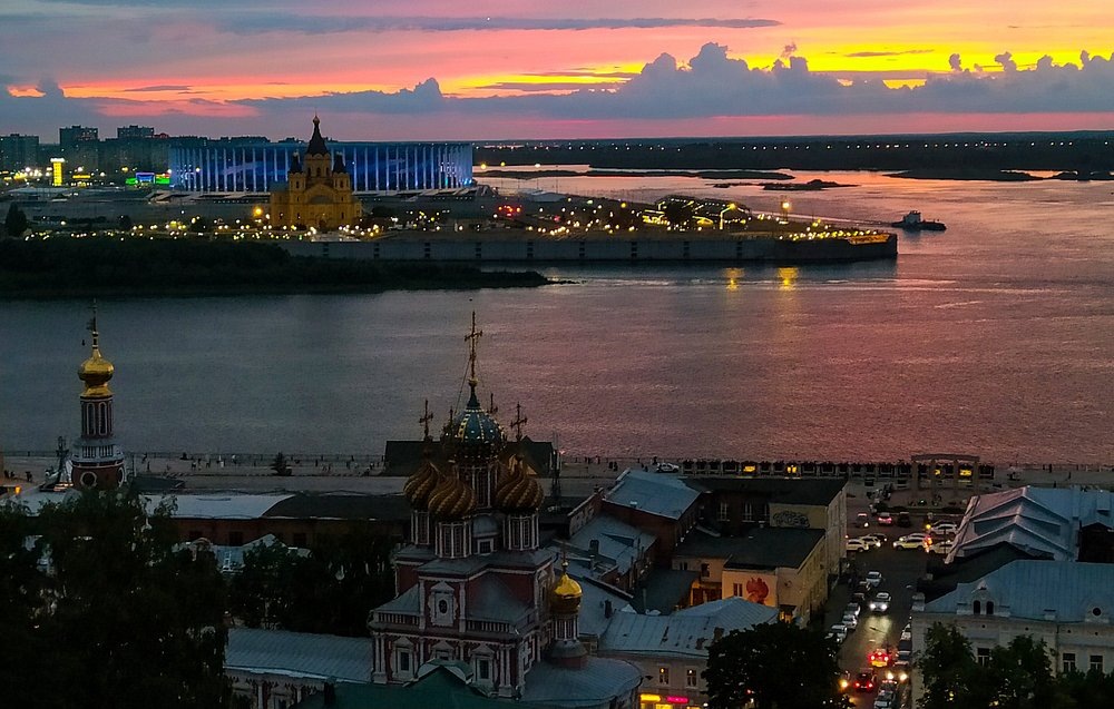 Вид на абережную Федоровского. Нижний Новгород