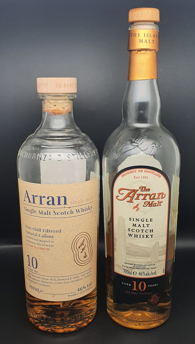 Arran 12-YO 2022 VS Arran 12-YO 2013