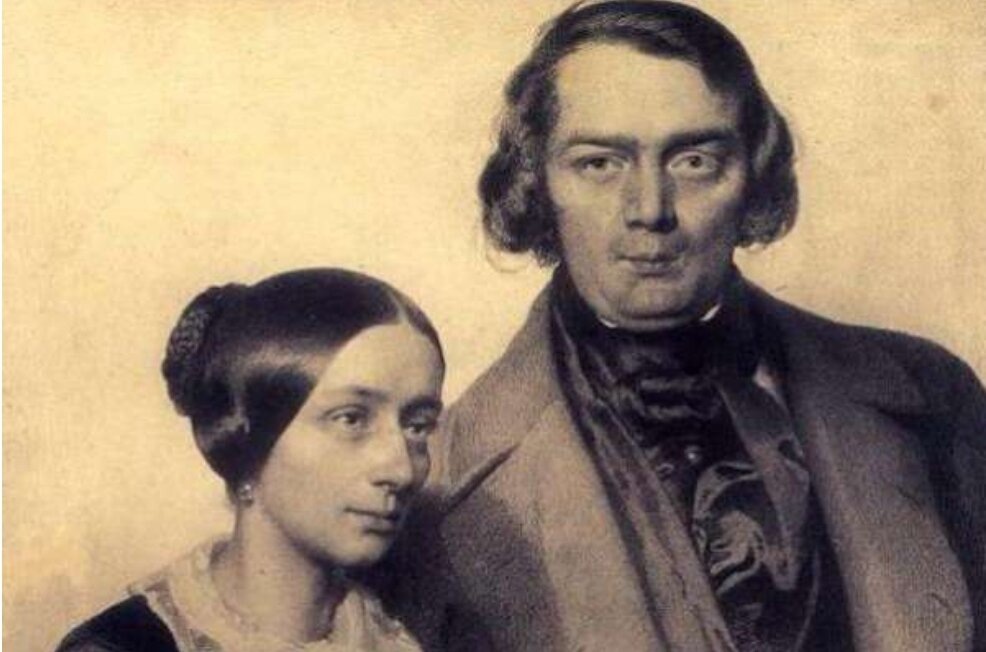 Клара Шуман с мужем