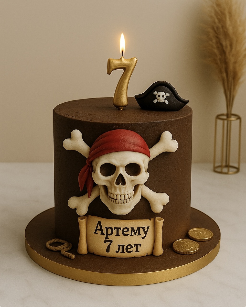 Торт Сокровища Карибского моря