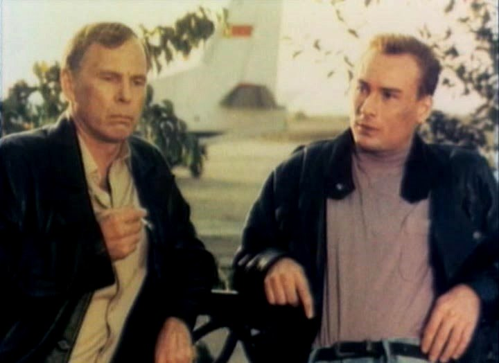 С В. Гостюхиным в фильме "Америкэн бой", 1992 год