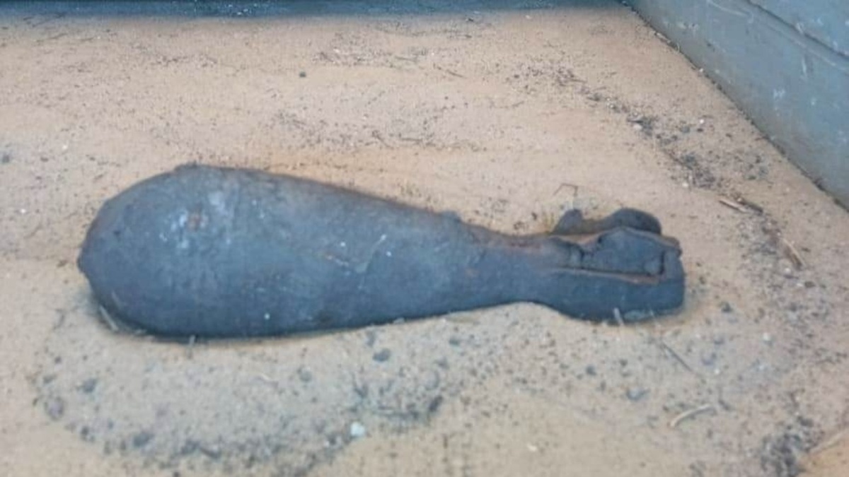     Миномётную мину времён войны нашли в Курской области