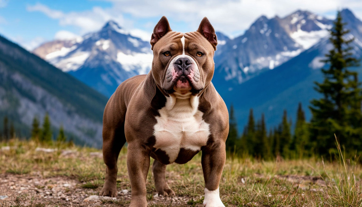 Булли на фоне живописных гор
