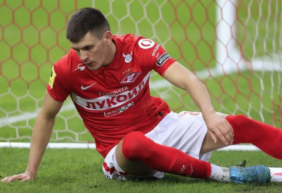 Защитник московского "Спартака" Даниил Хлусевич. Фото из интернета.