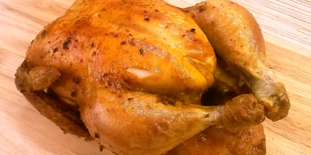 Запечённая курица в духовке с ароматными специями