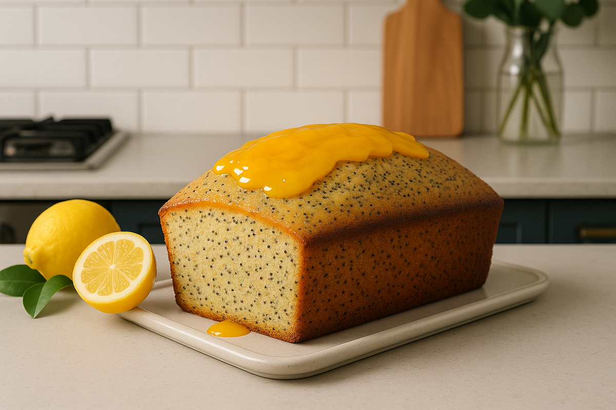 Лимонный кекс с чиа