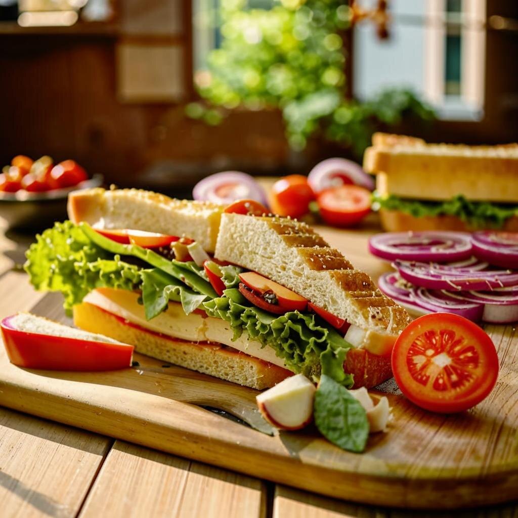 Центр тяжести бутерброда. Создано ИИ