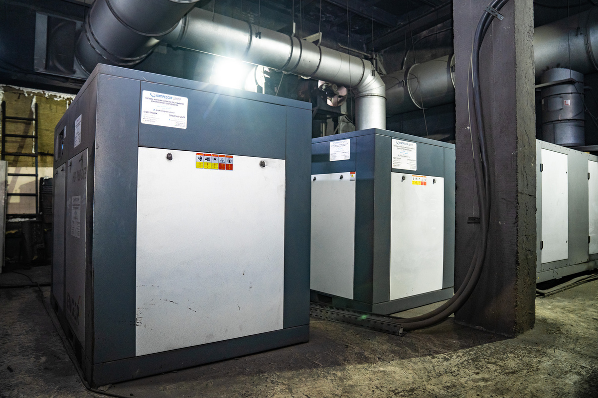 Мощные винтовые компрессоры на металлургическом заводе