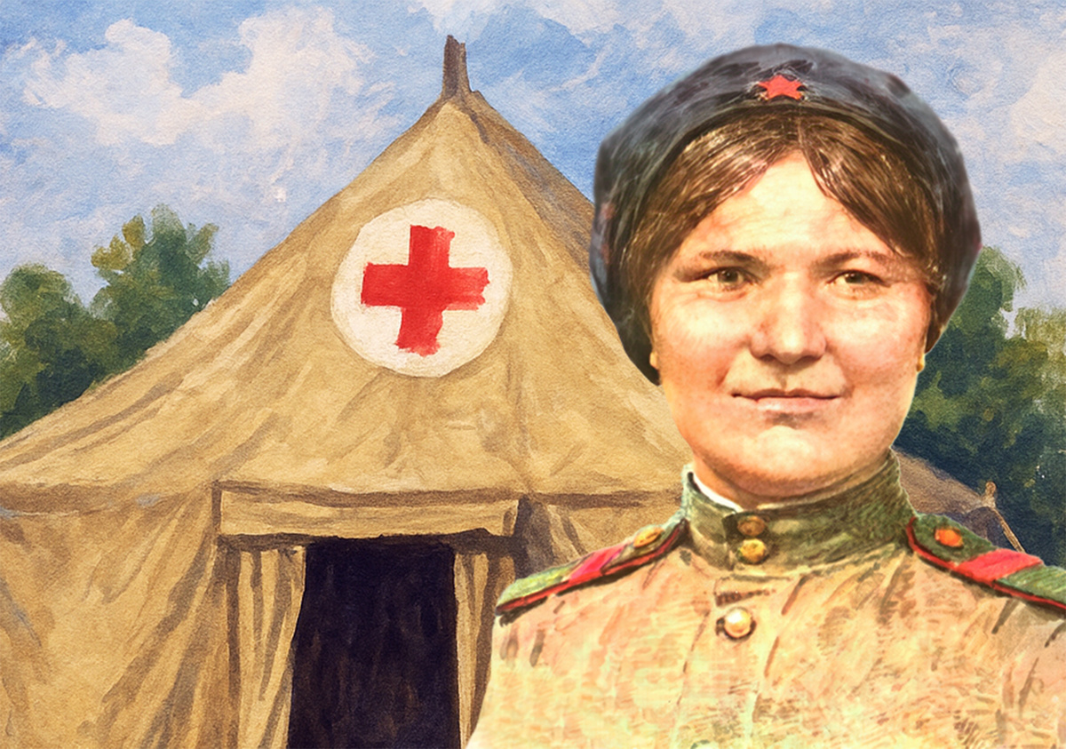 Герой Советского Союза Феодора Пушина