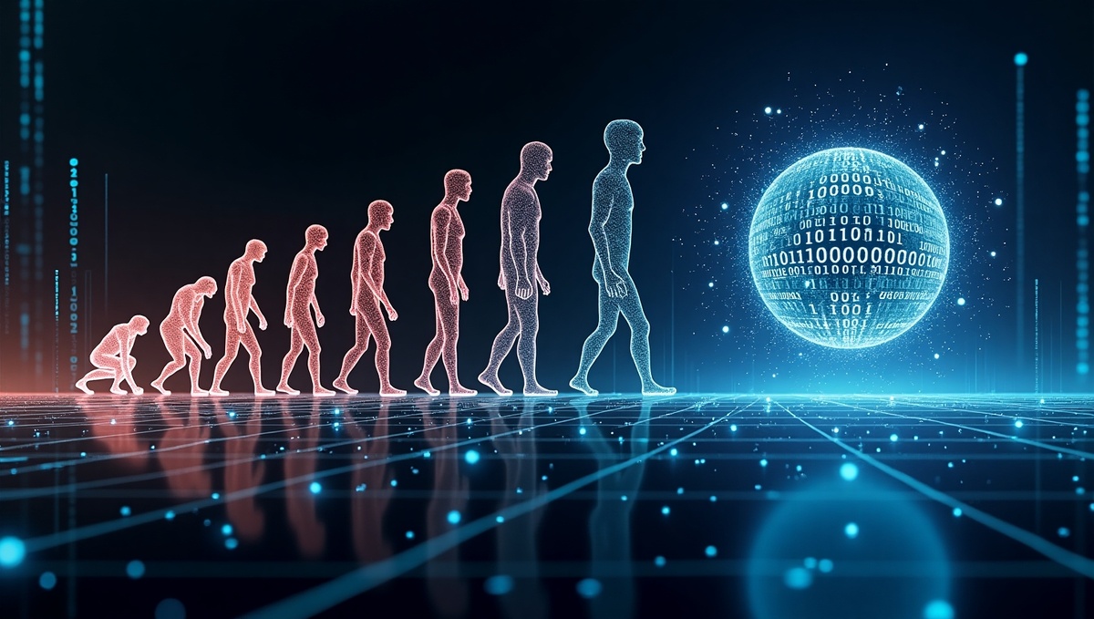 Эволюция человека в диско-шар