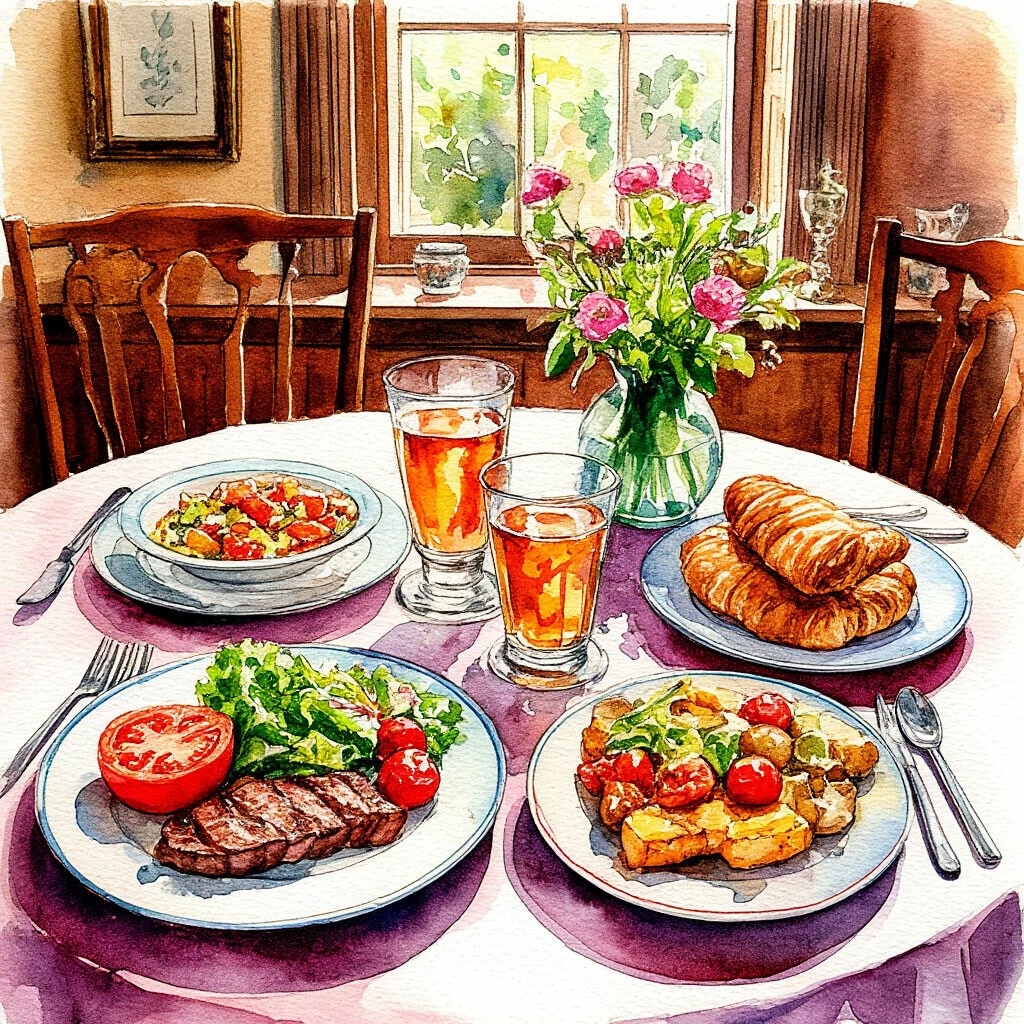 Обед в столовой