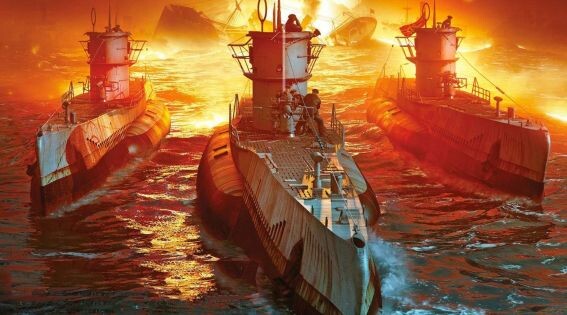 Германские субмарины в "волчьей стае"