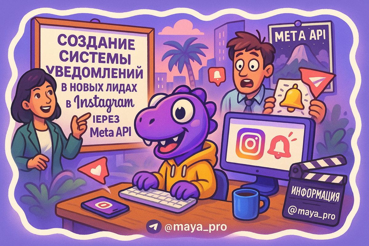    Создайте автоматические уведомления о новых лидах в Instagram с помощью Make.com: пошаговое руководство для бизнеса Артур Хорошев