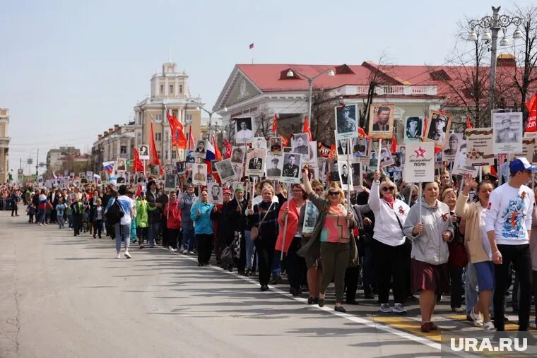 Шествие «Бессмертного полка» будет в городе. Фото: Екатерина Сычкова © URA.RU