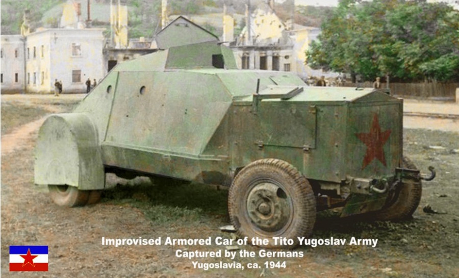 Партизаны Народно-освободительной армии Югославии (Narodnooslobodilačka vojska Jugoslavije) товарища Иосипа Броз Тито не только вели долгую беспощадную войну с фашистами в родных горах и долинах, но и строили для этой войны самодельную бронетехнику.
