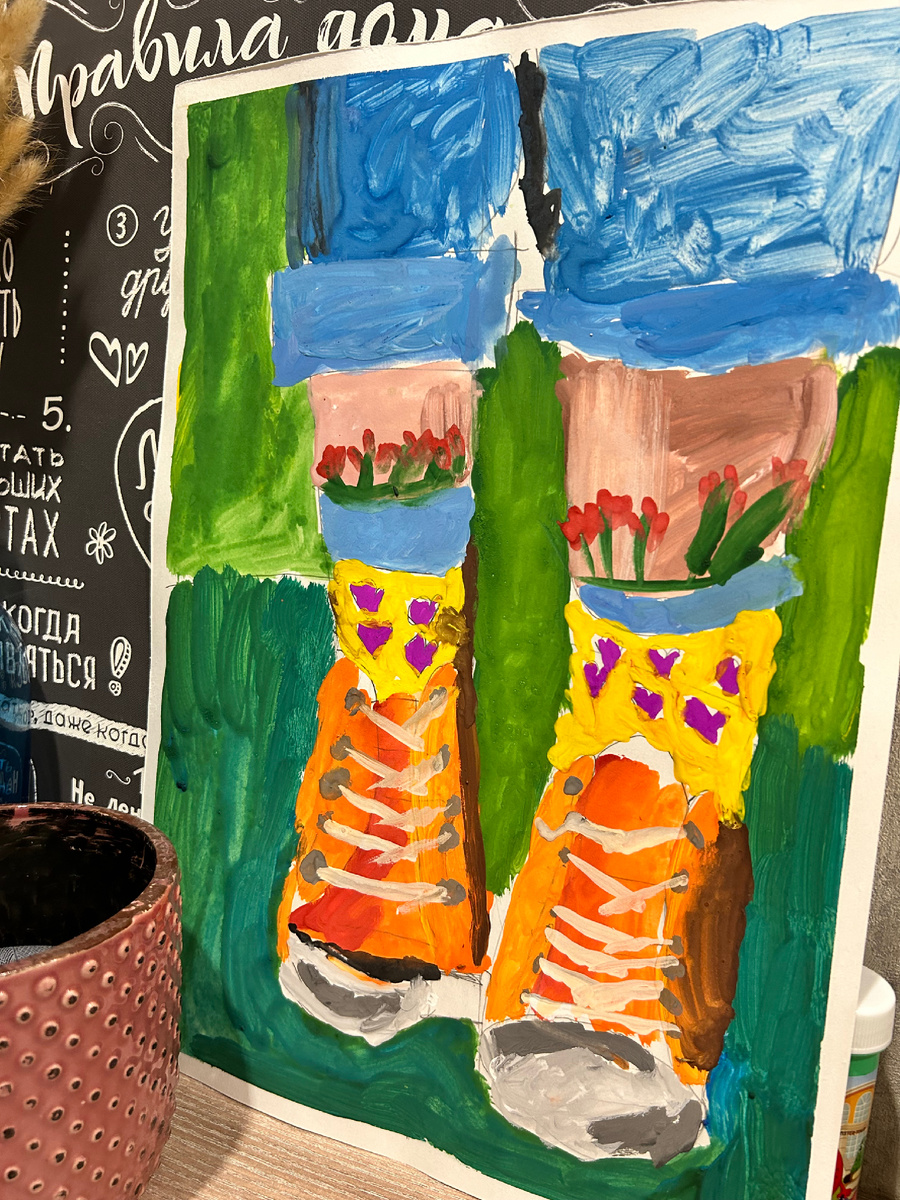 Фотография автора канала. Удивительный букет. Работа доченьки❤️.