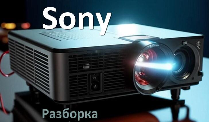 
Как разобрать проектор Sony открыть корпус для замены лампы