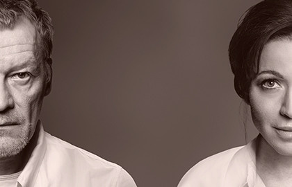 Алексей Серебряков и Алёна Хмельницкая.