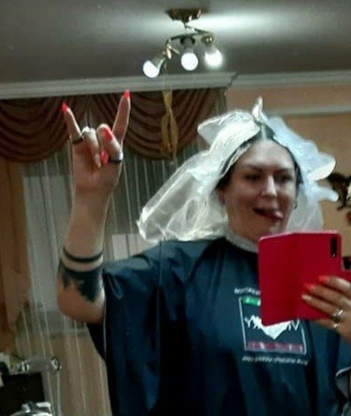 Я в парикмахерской 