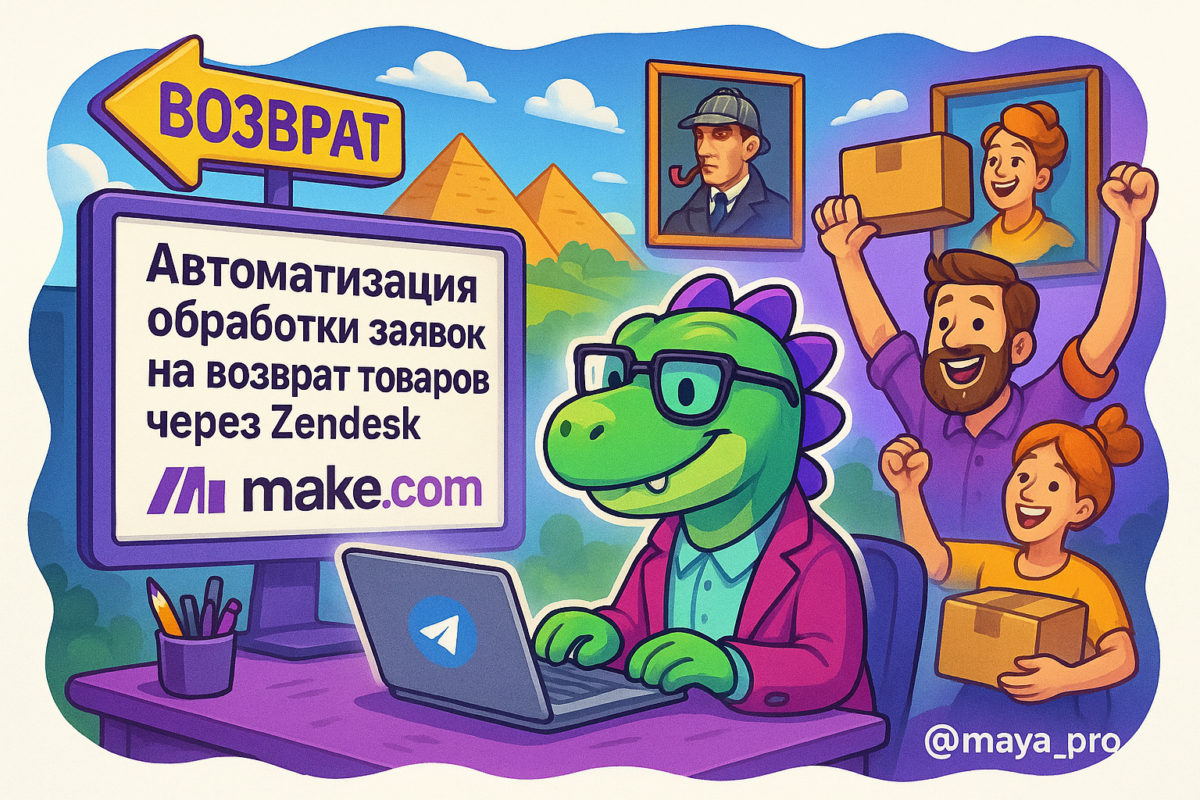    Автоматизация возвратов товаров: как Zendesk и Make.com спасают ваш бизнес от хаоса Артур Хорошев