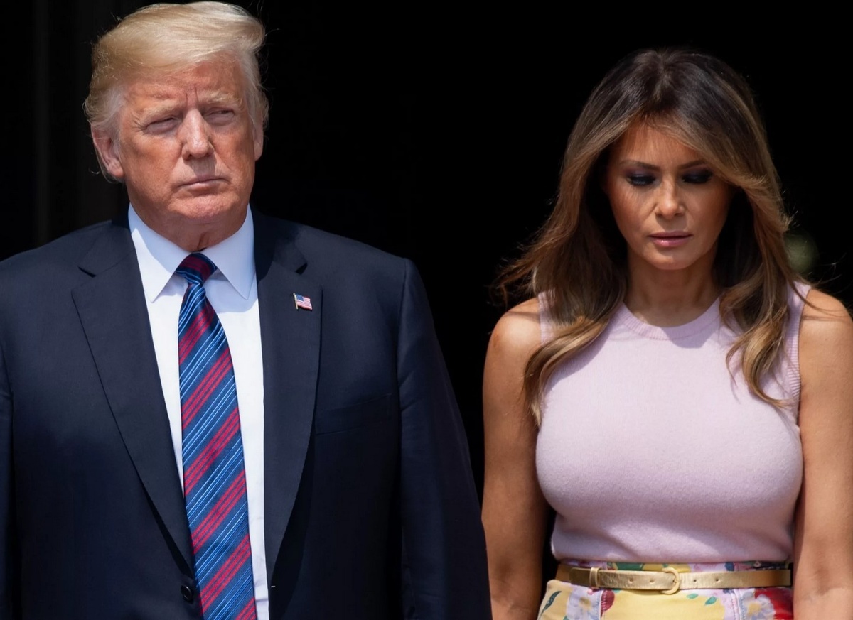 Мелания и Дональд Трамп