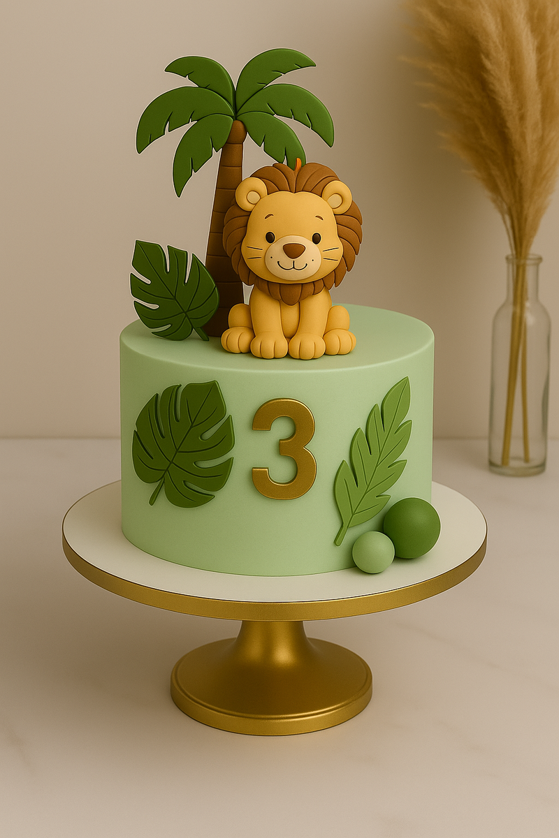 Торт со львенком