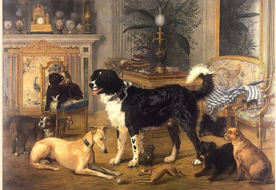 Швабе И.А., Любимцы императорской семьи. ГМЗ Царское Село. Источник: ru.pinterest.com