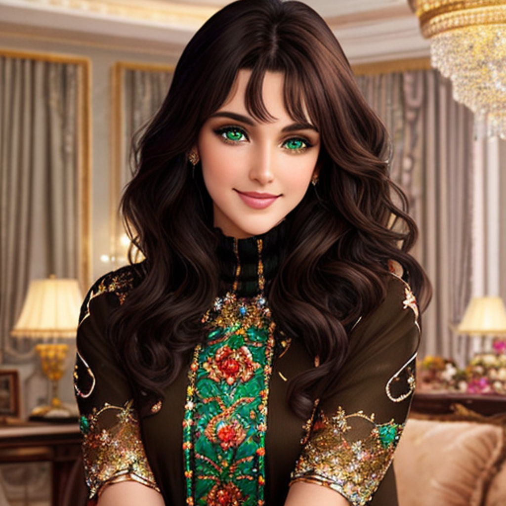 Фея Серена. В галерее иллюстрации созданы нейросетью для онлайн генерации картинок dezgo.com.