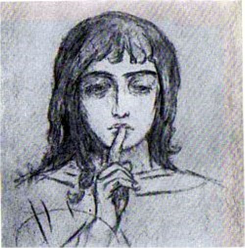 В. М. Васнецов «Ангел молчания», нач. 1900-х гг.