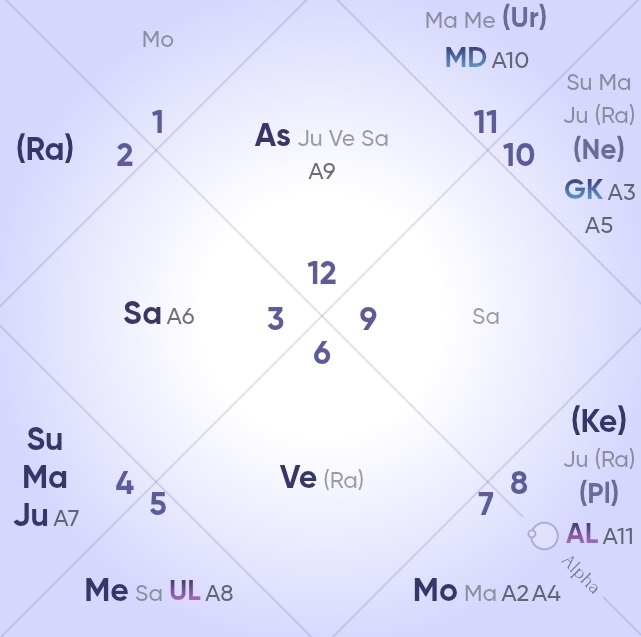Натальная карта Раси