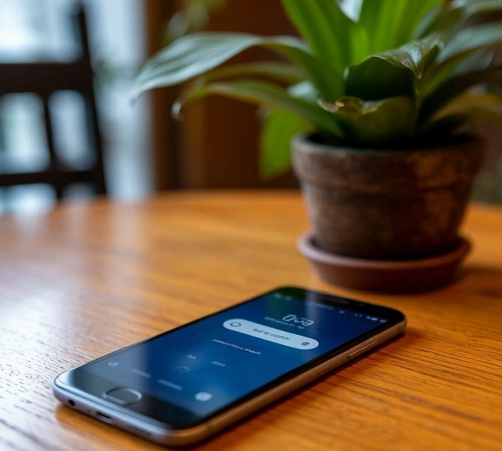 фото: смартфон 📱 на столе