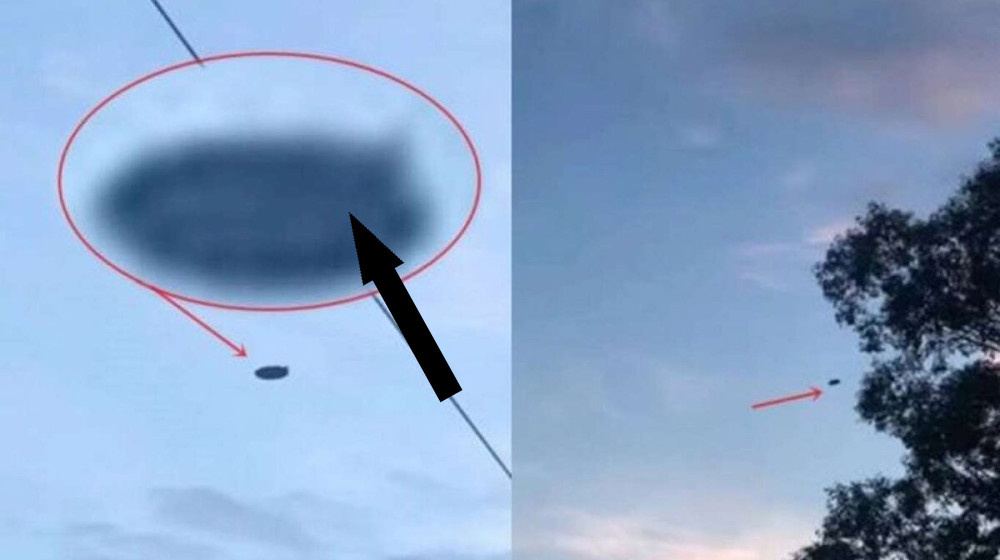    Летающие стержни НЛО или ошибка камер слежения